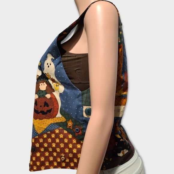 Hand-crafted Halloween Vest - Picture 5 of 11